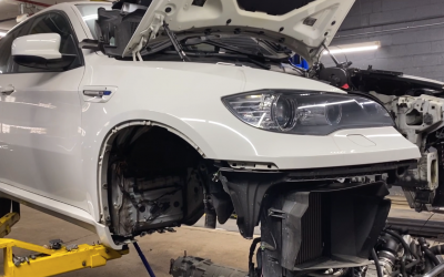 BMW X6 M Series Engine Installation